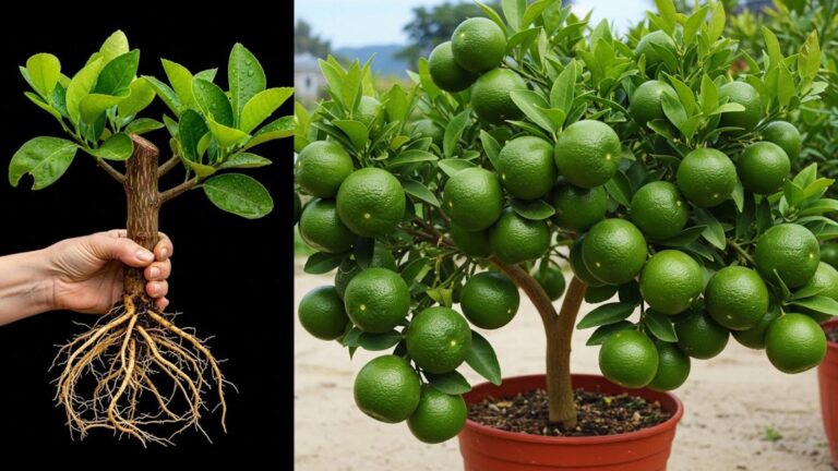Questo metodo semplice trasforma una patata in un albero di limone… scopri come!
