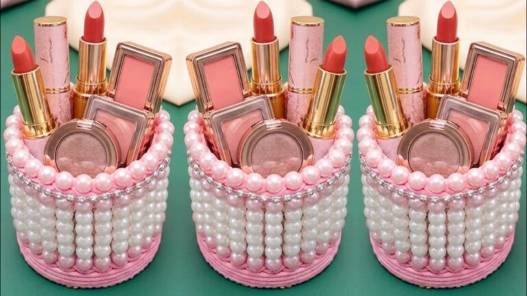 Scopri questo trucco per trasformare perline in eleganti portatool da trucco…