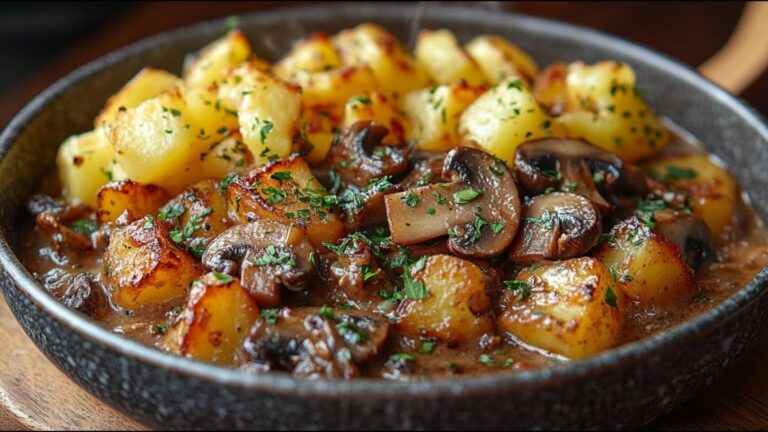 Questo semplice gesto trasforma funghi e patate in un piatto irresistibile…