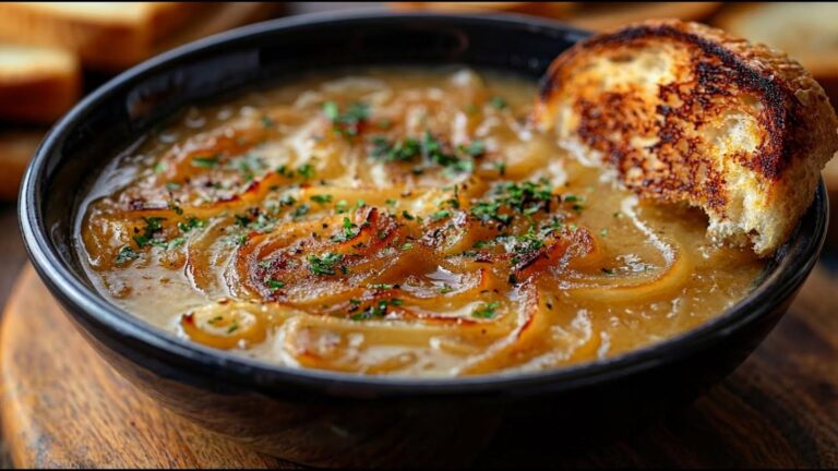 Questo semplice gesto trasforma la zuppa di cipolle in un comfort che riscalda il cuore…