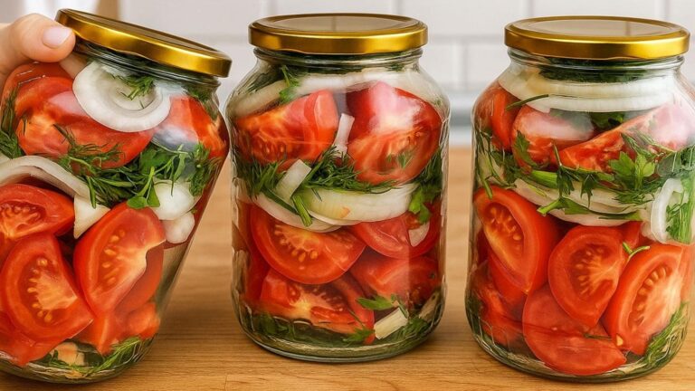Un metodo semplice per conservare i pomodori… scopri la marinata che tutti adorano!