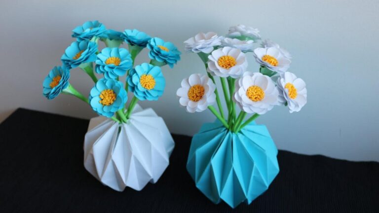 Questo semplice gesto trasforma la tua casa con fiori di carta…