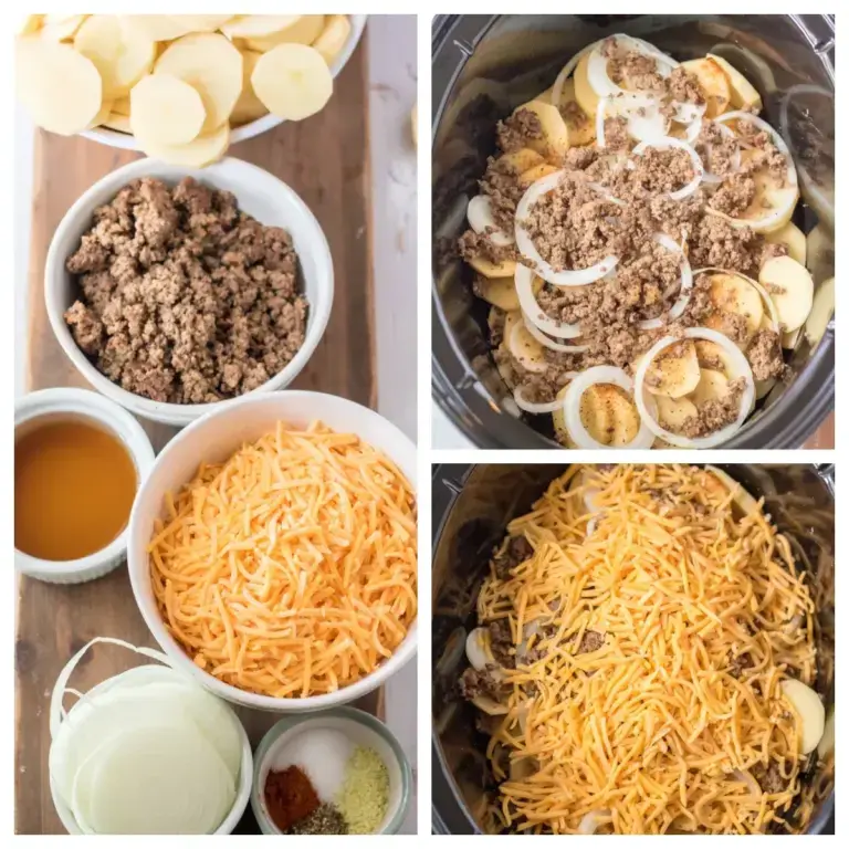 Slow Cooker Beef e Patate Gratinate: il Comfort Food Cremoso che si Prepara da Solo