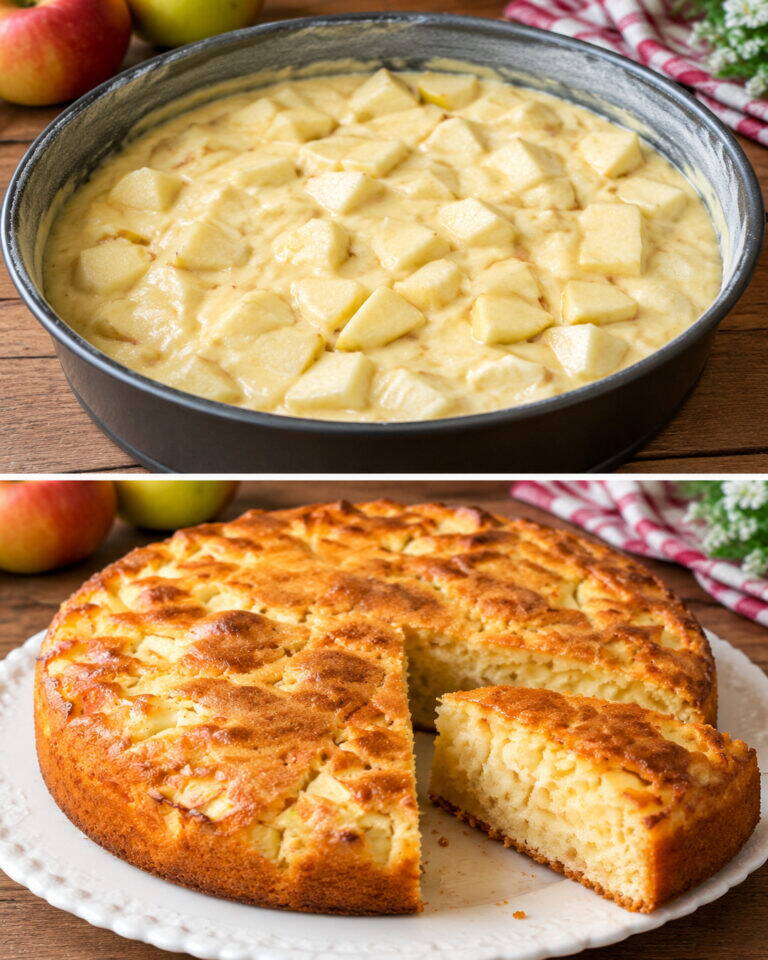 Questa torta di mele è così buona che la preparo per tutta l’estate! Si scioglie in bocca.