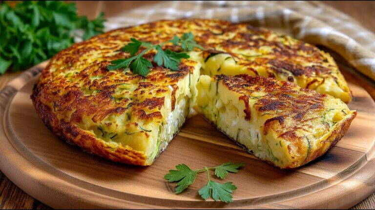 Tutti adorano questo piatto semplice! Basta grattugiare patate e zucchine