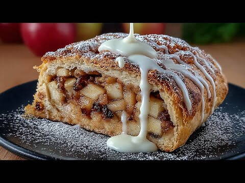 Non hai mai assaggiato uno strudel di mele così delizioso! Ricetta passo dopo passo