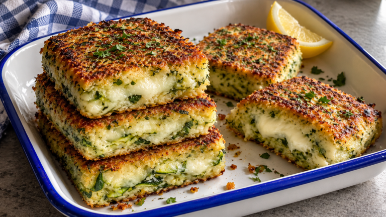🥒 Unite zucchine e 2 uova: queste frittelle al formaggio diventano deliziosamente morbide