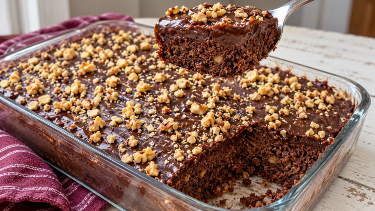 Preparate questo brownie senza cottura! Un dolce fondente da ritrovare ogni volta che torna la voglia di cioccolato